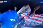 距世界杯首战仅一周，巴拉圭国脚恩西索友谊赛受伤捂脸落泪