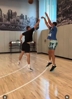 汤普森最新单打训练来啦🏀 最近克莱开启了魔鬼训练...